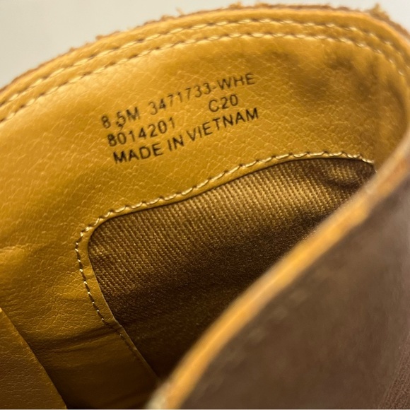 Frye Judith Double Zip Leather Ankle Boots Size 8.5 in Wheat - Picture 2 of 16